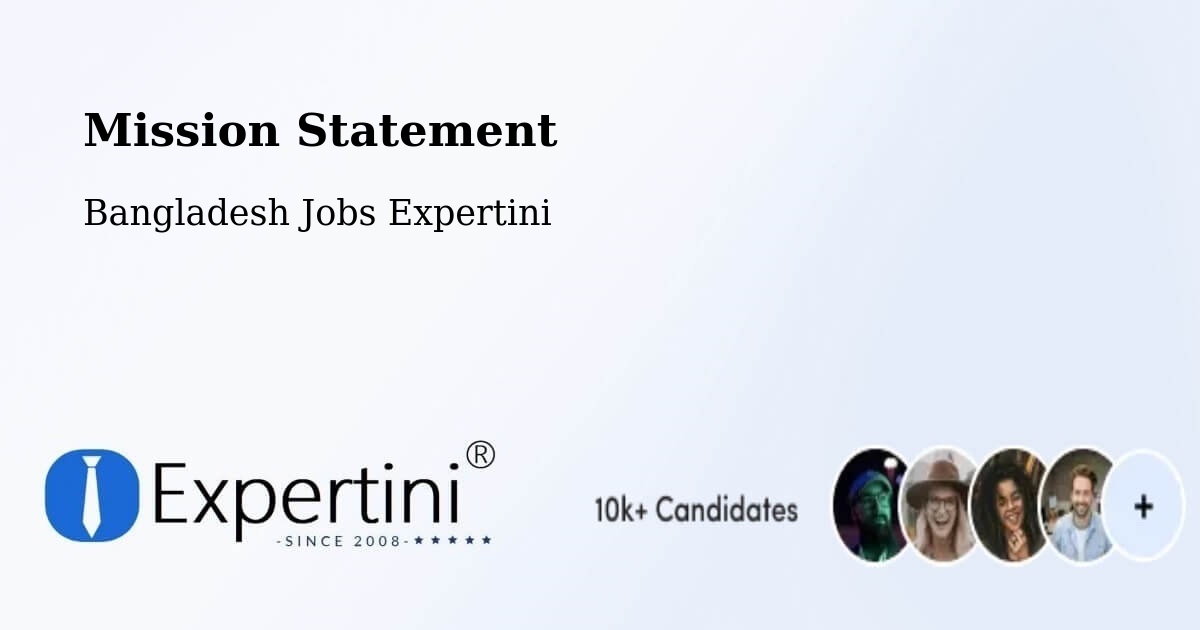 Corporate Mission – Barguna - Bangladesh Jobs Expertini